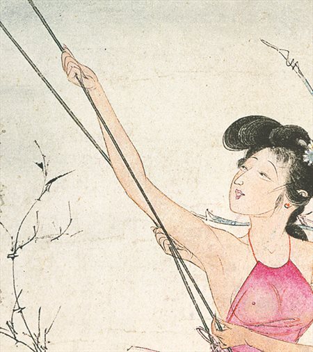 海丰-胡也佛的仕女画和最知名的金瓶梅秘戏图
